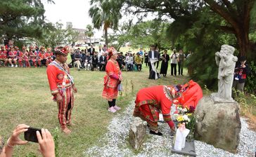 過去乗り越え、平和誓う　牡丹社事件150年　宮古で祈願式　沖縄