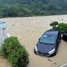 沖縄本島北部で大雨　浸水、断水続く　国頭・比地川が氾濫　気象台「土砂災害警戒」呼びかけ　