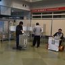 ２２カ所で投票開まる　宮古島市長選・市議補選