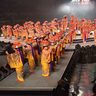 伝統舞踊、観客を魅了　沖縄・宜野湾でＪＴＢ「杜の賑わい」
