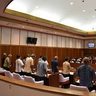提供区域外での訓練禁止を要求　読谷村議会が全会一致で抗議決議