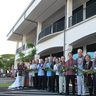 ハワイ県系人　発展の礎に　沖縄プラザ落成　６００人祝う