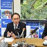 玉城沖縄県知事、宜野湾と連携模索　就任後初訪問　松川市長「具体策ない」