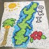 「SDGs高校生でもできる」ペットボトルのふた4万個集めて絵に　沖縄尚学高の幸喜さん、岸前さん