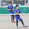 ソフトテニス、名護（男子）八重山（女子）団体Ｖ　県高校新人大会
