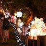 【動画・写真】3000個の温もり、明るく幻想的に　読谷で琉球ランタンフェス開幕