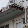 台風6号の強風被害か　住宅の外壁はがれる　宜野湾市普天間