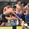 金城、400メドレーＲ大会新Ｖ　県中学校総合体育大会・水泳