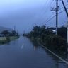 【台風6号】西表島の県道が冠水　海から浸水か（7月23日午前）