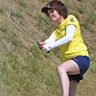 金井「きょうの感じでいけたら十分」　県勢トップの25位に　女子ゴルフ・かねひで美やらびオープン