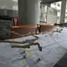 第32軍壕坑道の模型を展示　「保存求める会」が沖縄県庁で28日まで