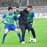 元日本代表の田口選手がサッカー教室　小中生100人が参加しプレー楽しむ　八重瀬