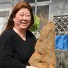 巨大！170キロ山芋　女性初「山芋すーぶ」チャンピオンに　「ぜひチャレンジを」