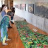 平和と自由、ガザの画家の作品で考える　上條陽子さんが紹介、自身の作品も　12日まで宜野湾・佐喜眞美術館