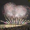 夏空に大輪、1万発の花火輝く　琉球海炎祭、宜野湾で3年ぶり開催