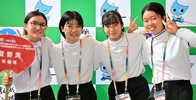 アーチェリー、宜野湾女子団体、8強逃す　格別の決勝トーナメント、悔いなく　全国高校総体
