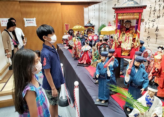 琉球国王の行列を約80体の人形で再現　首里城公園内で展示　26日まで