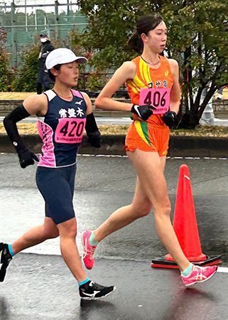 コザ高校の淺野、ロード10キロで沖縄県新記録　Ｕ20選抜競歩女子　「中だるみ」気力で克服