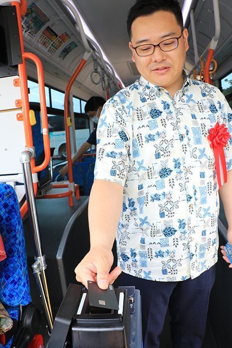 西表バス、タッチ決済が可能に　離島の路線バスでは全国初　業務環境の改善に期待　沖縄・西表島交通