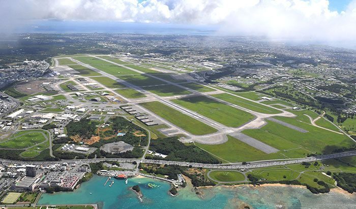 嘉手納基地の旧駐機場「騒音の軽減を」　町、日米に抗議・要請文を郵送　沖縄