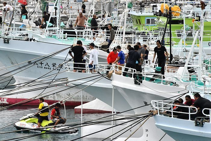 台風2号で食品が品薄　沖縄本島の周辺離島も　全船便が欠航、航空便も欠航相次ぐ