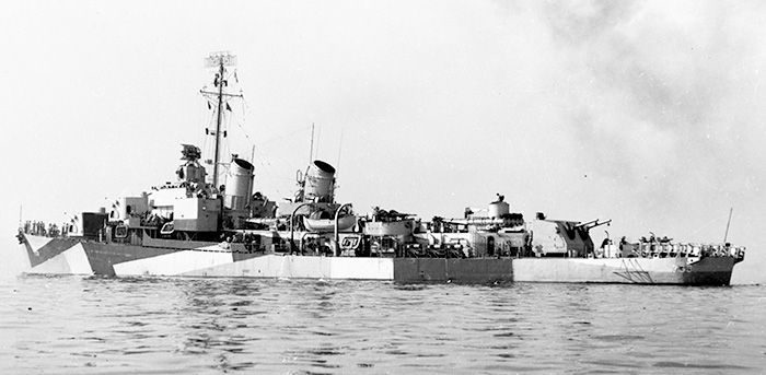 沖縄戦で撃沈、米海軍の駆逐艦を発見　沖縄沖の水深1380メートル　NHHC｢正確な位置は提供しない｣