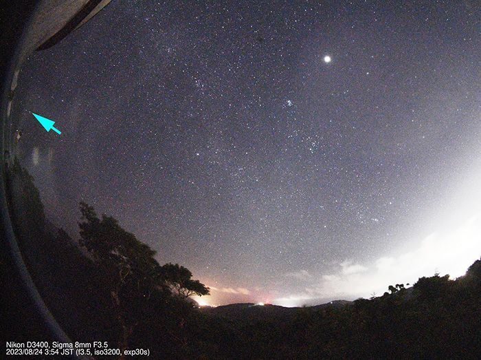 【動画】Jアラートと同時刻に｢白い光｣　1等星ほどの明るさ　石垣島天文台で撮影　沖縄