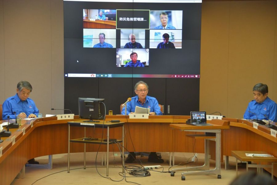北朝鮮「衛星」打ち上げ通告で、沖縄県が危機管理対策本部会議　玉城知事が注意呼び掛け