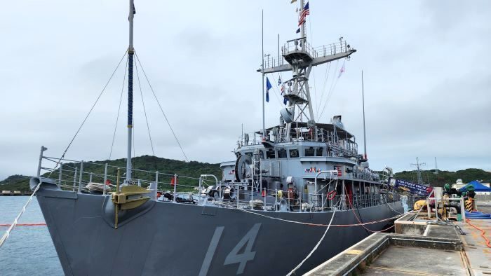 米軍の掃海艦、9月石垣入港へ　民間港利用拡大の一環か　6月の計画は台風で中止
