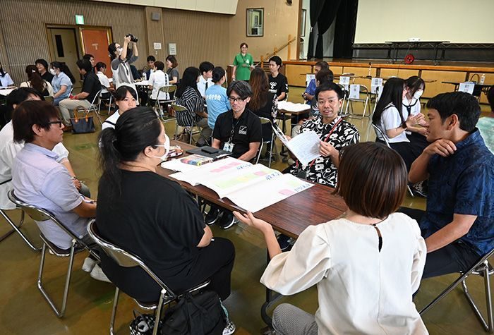 教師の業務量「やめる・変える・減らす」が鍵　西原中がワークショップ　「生徒の視点」欠かさず、地域と考える　沖縄