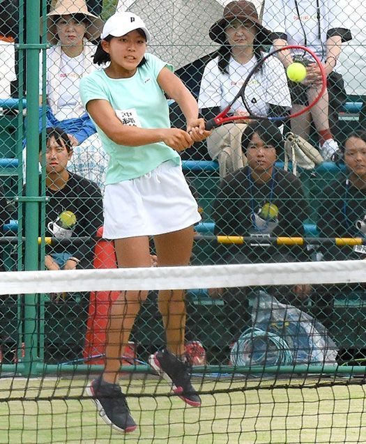 テニス団体の沖尚、女子は準々決勝　男子は3回戦で敗れる　全国高校総体